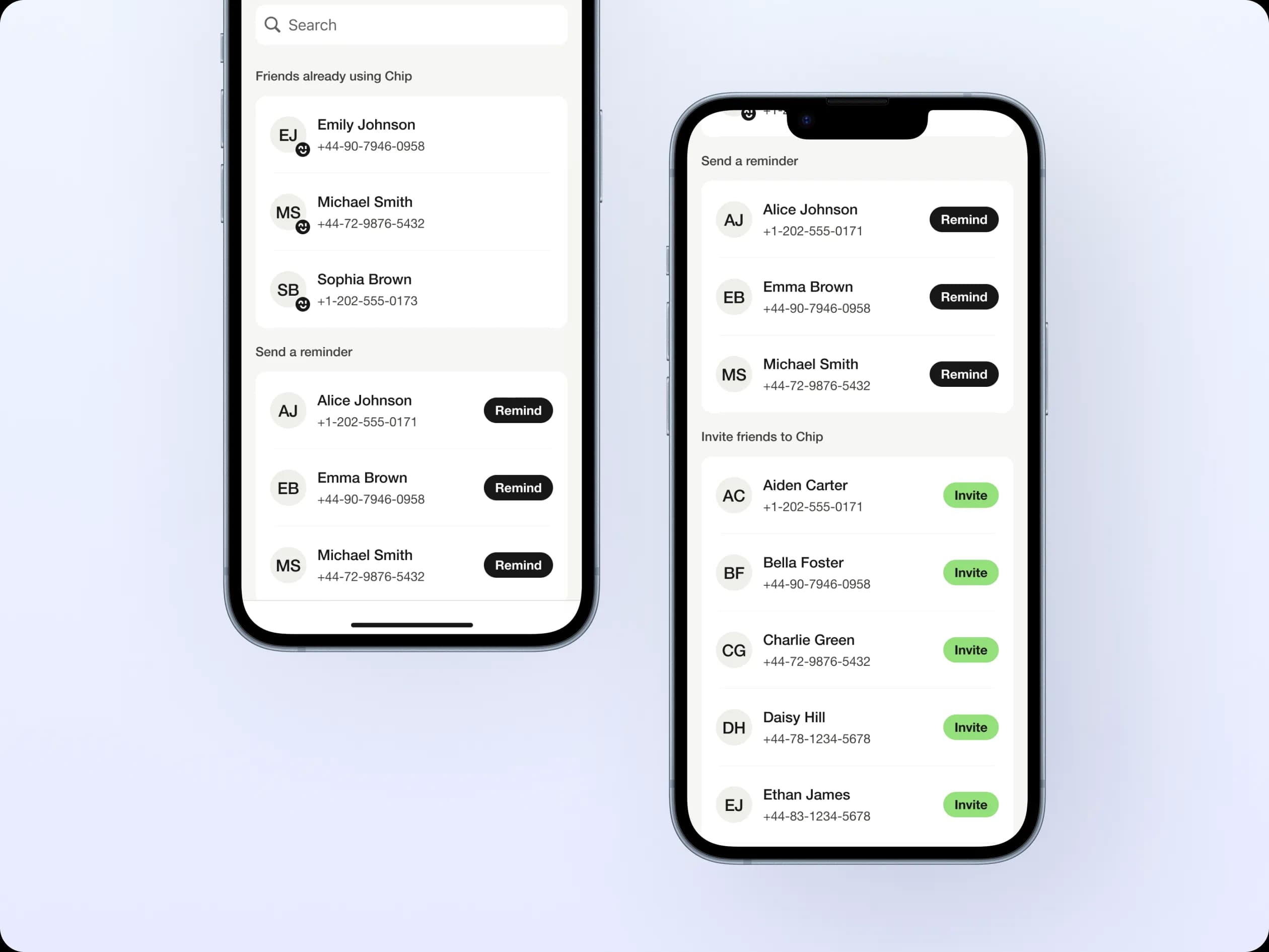 Native Contacts Integration